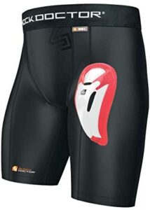 Shock Doctor Compression Shorts with Bio-Flex Supporter Cup